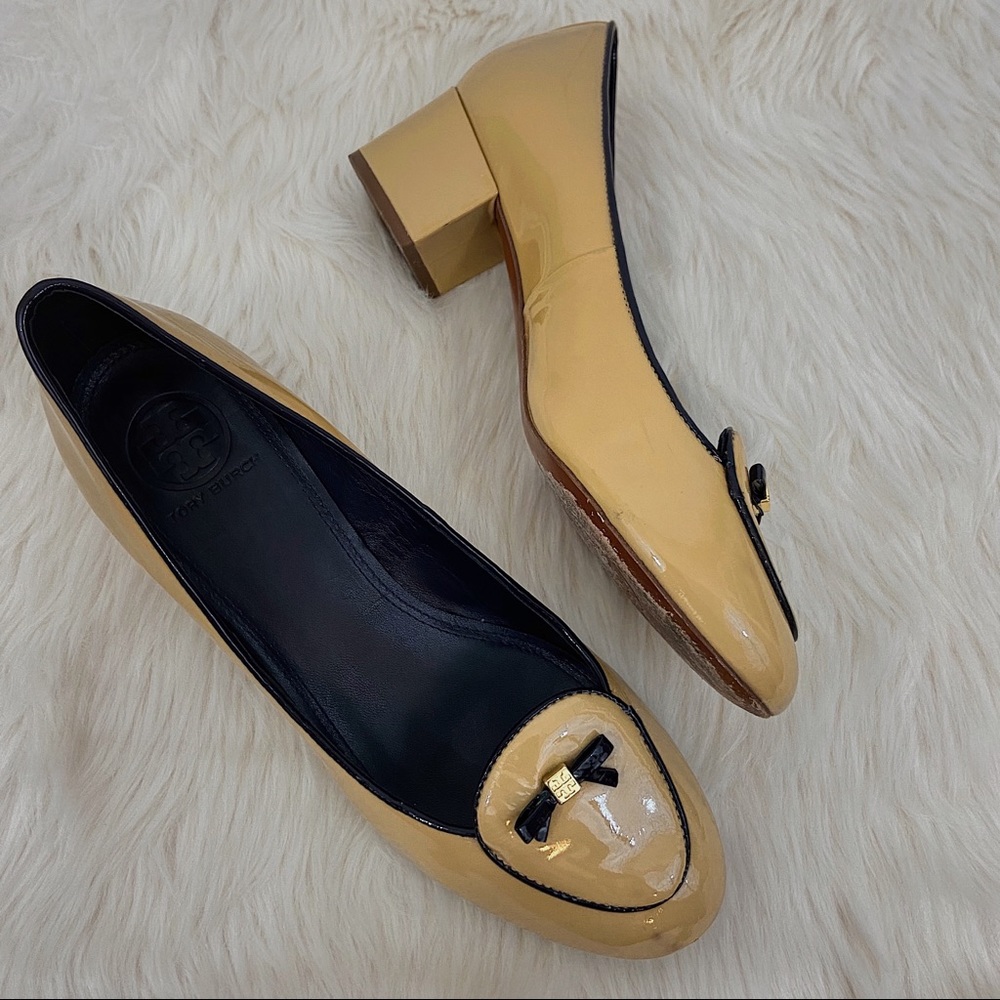 Tory Burch patent leather pumps